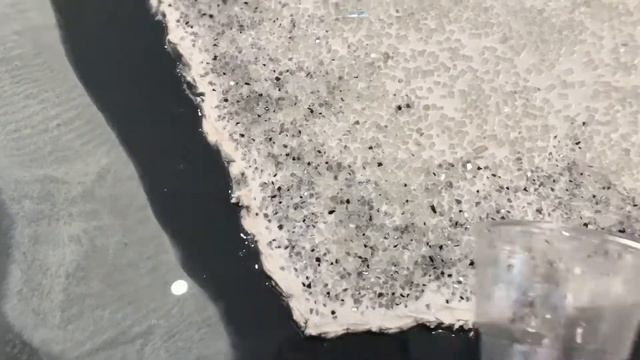 Панно 190х150 из эпоксидной смолы с добавлением стеклянной крошки было создано на заказ! смотреть онлайн