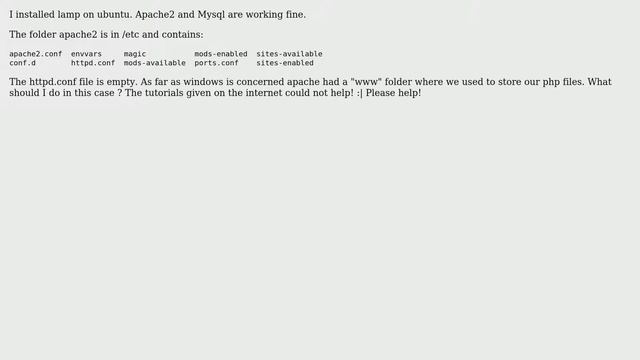 How to run a php file after installing LAMP in ubuntu 11.10? смотреть онлайн