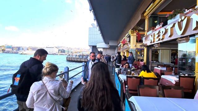 「4K HDR」Istanbul walk: Galata Bridge and Fish Market | Istanbul Turkey ?? walking tour смотреть онлайн