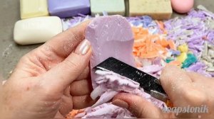 ASMR soap cutting Soap crunch Резка мыла АСМР мыло Хруст мыла ?