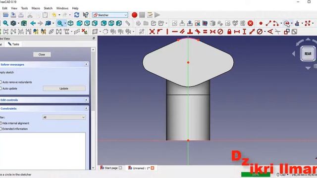 Freecad Tutorial - Sweep and thickness Pipe Elbow смотреть онлайн