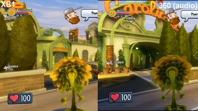 PvZ Garden Warfare - Xbox One vs Xbox 360 Graphics Comparison смотреть онлайн