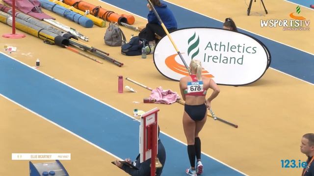 Ellie McCartney | Pole Vault | 2023 Irish Indoor Championships смотреть онлайн