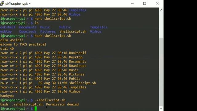 IOT PRACTICALS: BASIC BASH SHELL SCRIPTING смотреть онлайн