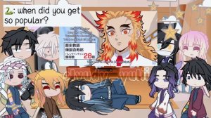 › 〉 ✨ . ೃ Hashiras react to Kimetsu Academy || pt1
