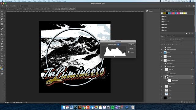 How To Design VINTAGE ROCK T-Shirt Designs (w/Free Resources & Extra Tips) PHOTOSHOP Tutorial смотреть онлайн