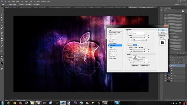 Apple Wallpaper Speedpaint