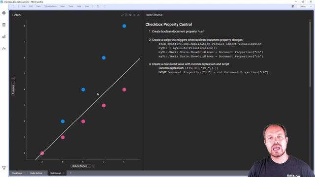 Checkbox and Radio Button Property Controls for TIBCO Spotfire смотреть онлайн