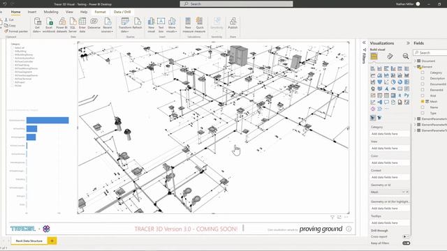 Tracer 3D Visual 3.0 PREVIEW - Visualizing a 3D plumbing model in Power BI смотреть онлайн