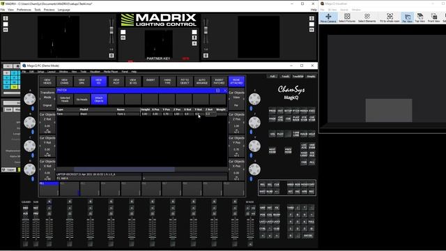 CITP из Madrix в MagicQ смотреть онлайн