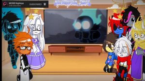 Undertale React To Nightmare Sans vs Beast Bendy [2/3]