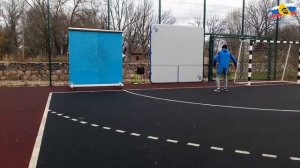 Надувная тренировочная стенка для большого тенниса AceWall PRO сравниваем с фанерой