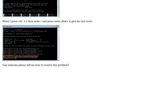 Ubuntu: sudo unable to resolve host localhost.localdomain смотреть онлайн