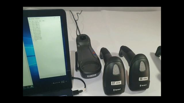 HR1550 Cordless - 7 Scanners connected to a Base смотреть онлайн