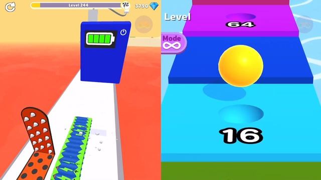✅ Satisfying Video Mobile Games - Juice Run vs Marble Run 3D - Gameplay Walkthrough смотреть онлайн