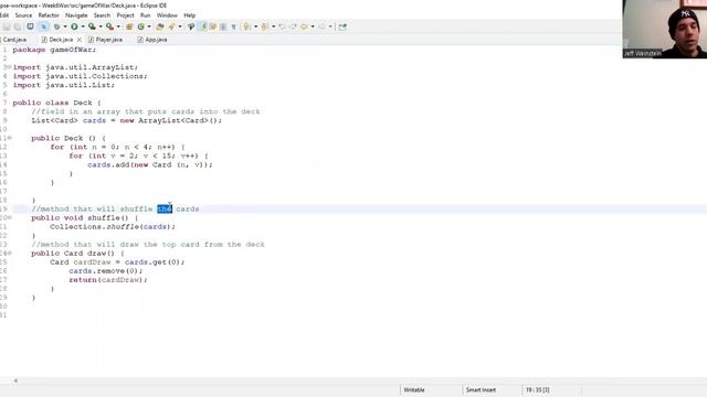 Week 6 Promineo Tech Java War Card Game смотреть онлайн