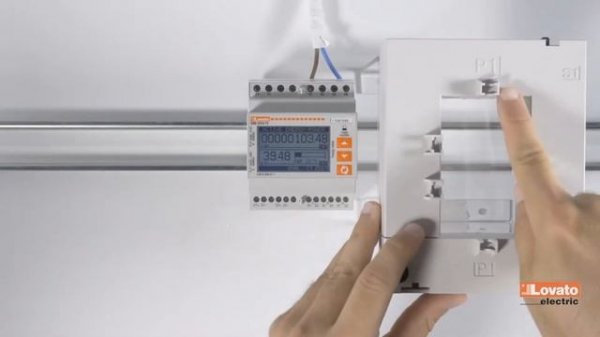Подключение трансформаторов тока Lovato Electric к счетчику энергии DME