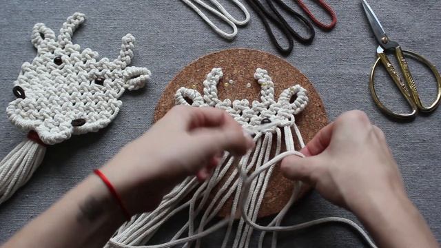 Tutorial Macrame Ox / Symbol of the years 2021 смотреть онлайн