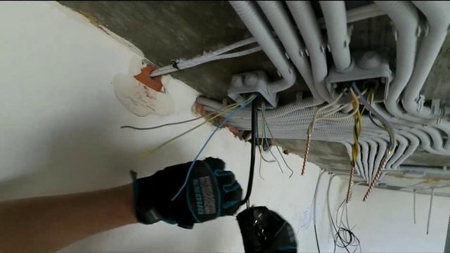 Как я расключаю распределительные коробки. Электрик в Краснодаре. Электромонтаж смотреть онлайн