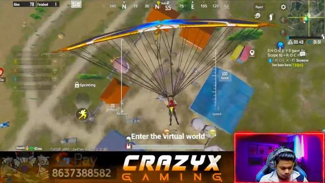 BGMI NEW EVENTS REACT SURVIVAL| RANK PUSH WITH RANDOMS| CRAZYX IS LIVE смотреть онлайн