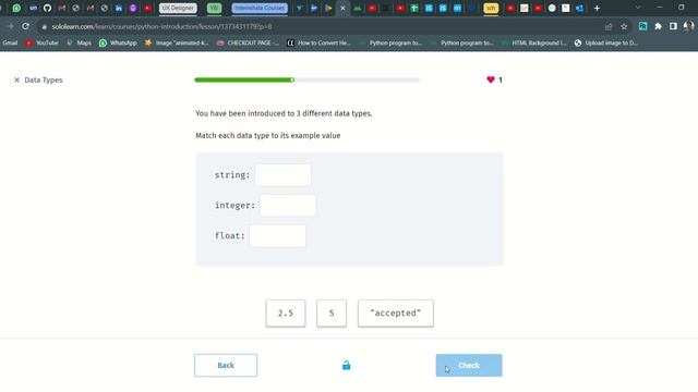 22 Data Types | Introduction to Python | Sololearn смотреть онлайн