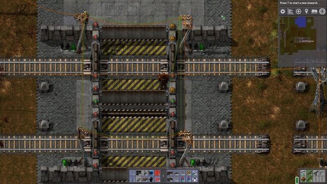 Factorio Tutorial - Safe Rail Crossing (Player Priority) смотреть онлайн