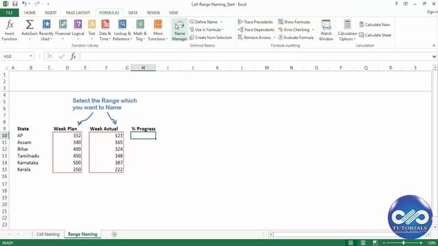 Excel Tricks : Name Manager - Naming a Cell or Range of Cells in EXCEL || MS Excel || dptutorials смотреть онлайн