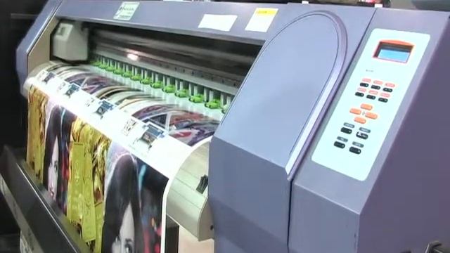 Eco-Sol Solvent Baskı Makinesi смотреть онлайн