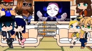 Реакция Леди баг и супер кот на друзей Маринетт.(М:Т/и and Д:Т/И) {1/2} [Gacha club]