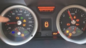 Megan 2 тест приборной панели