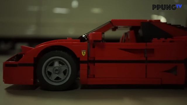 LEGO 10248 Ferrari F40 - RC motorized F40 Teaser video by 뿡대디 смотреть онлайн