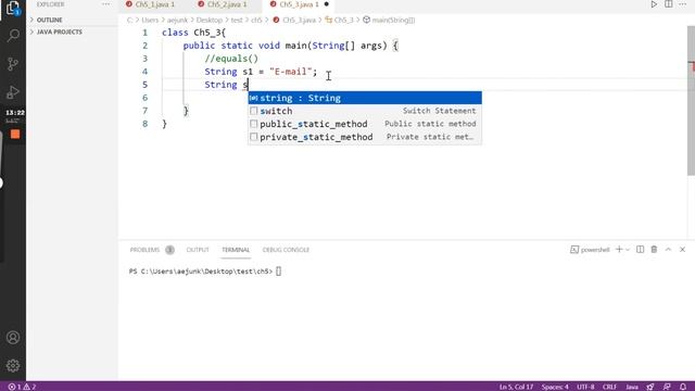 Java-String-SubString смотреть онлайн