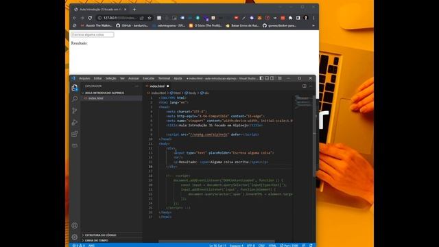 Introdução ao JavaScript focado em AlpineJs смотреть онлайн