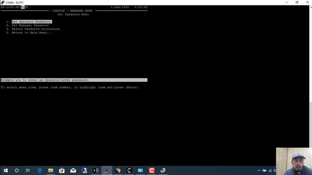 HP Switch IP Configuration смотреть онлайн