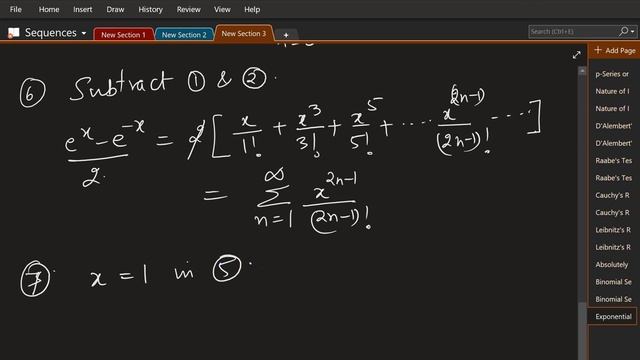 051 Summation Using Exponential Series смотреть онлайн