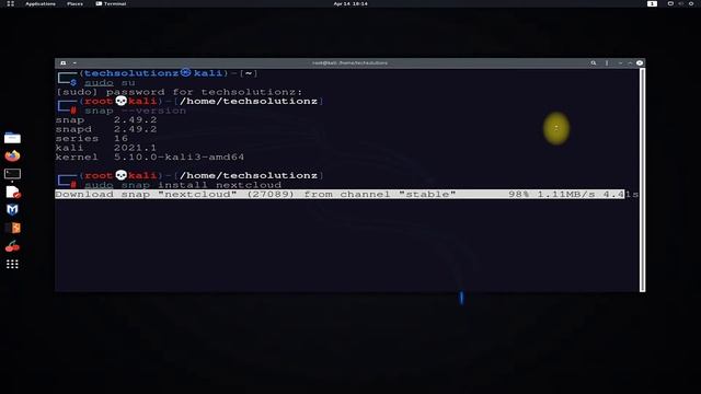 How to install Nextcloud Server on Kali Linux 2021.1 | Sudo Snap Install Nextcloud | Monitor Change смотреть онлайн