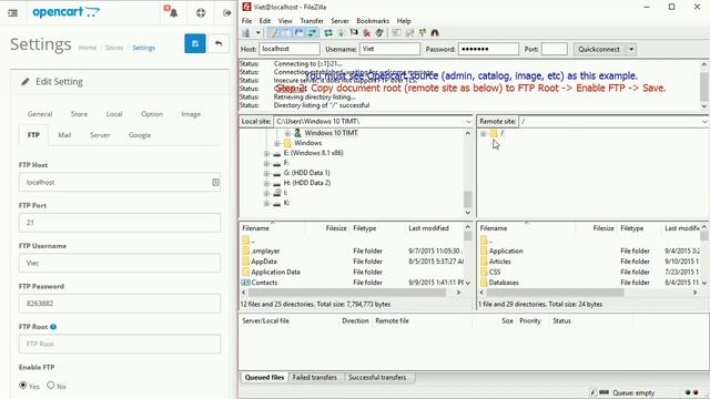 How To Setup FTP for Opencart смотреть онлайн