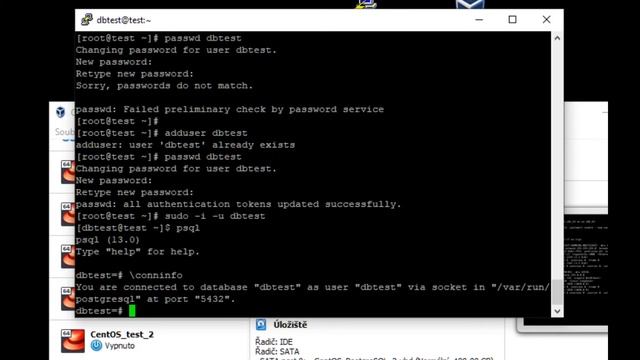 CentOS 8 - PostgreSQL 13 смотреть онлайн