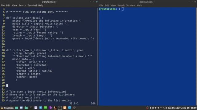 14 - Python Project: Movie Collection Database Pt. 2 смотреть онлайн