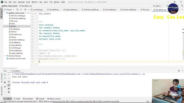 31. Python Bangla Tutorial | Python file create remove rename & multiple write смотреть онлайн