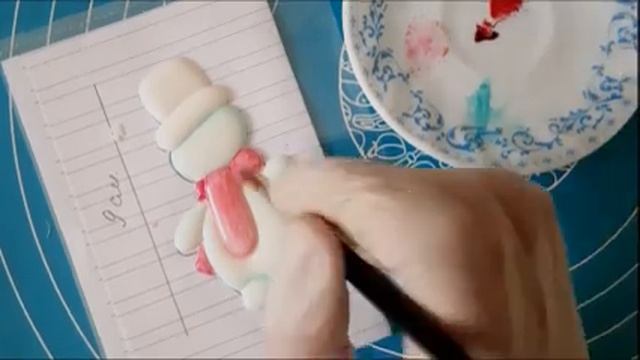 Пряник снежный шар/пряники на новый год/леденцы/роспись новогодних пряников смотреть онлайн