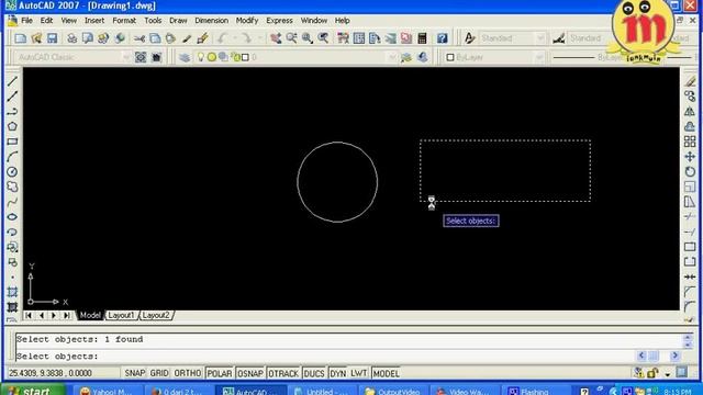 belajar autocad 2007 | Part 26 Skala смотреть онлайн