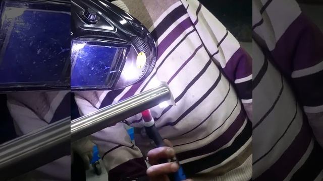 Сварка нержавеющей трубы AlSi 304, 35*1,5. смотреть онлайн