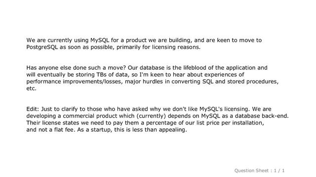 MySQL : Migrating from MySQL to PostgreSQL смотреть онлайн