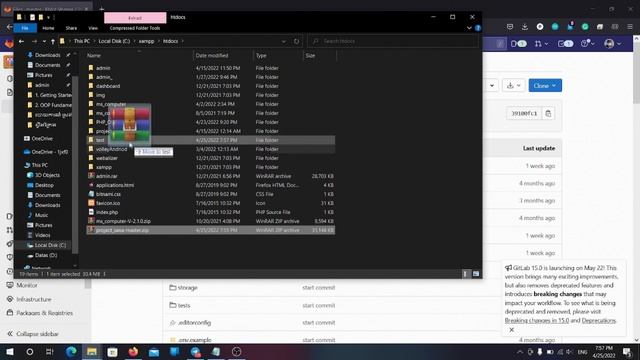 របៀប clone project laravel ចេញពី Gitlab, Github смотреть онлайн