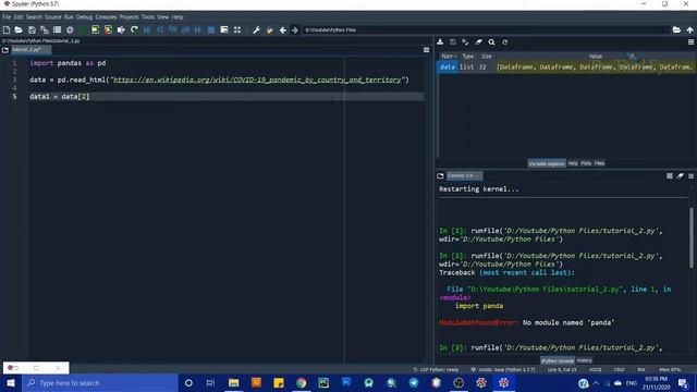Introduction to Pandas| A python module to access data tables| Python Pandas| The Third Eye| смотреть онлайн