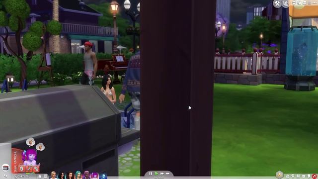 Вечеринка у бассейна. Новые классные знакомые ;)). #6. The Sims 4 На работу Let's Play смотреть онлайн