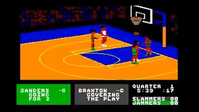 Fast Break Accolade C64 gameplay video смотреть онлайн