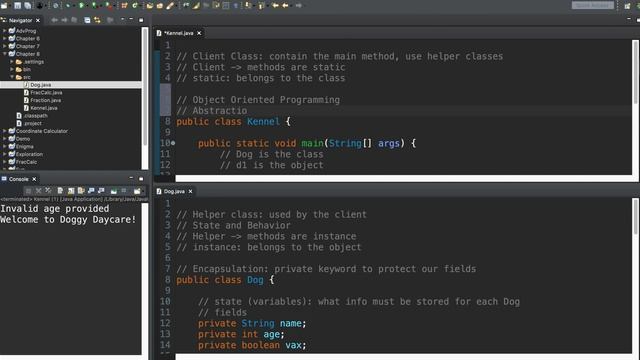 JAVA 6.5 - Encapsulation and Abstraction смотреть онлайн