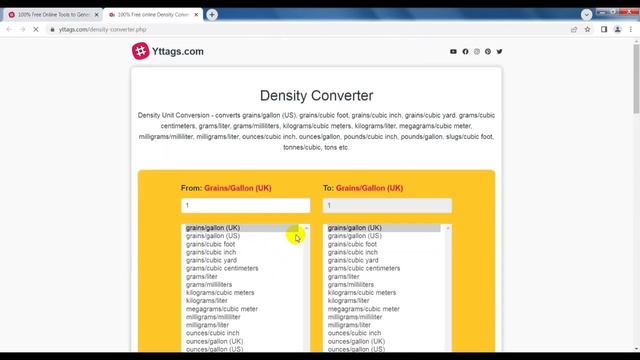 Density Converter | Online Density Unit Conversion Calculator смотреть онлайн